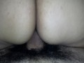 Reverse cowgirl creampie