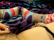 Hairy Teen Vibrator On Clit In Knee Socks Female POV | Catpaws