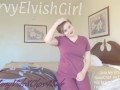 Nurse roleplay joi- big tits pawg redhead jerk off instruction