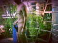 BkkNun - Solo on My Rooftop Garden - no cum - Almost Caught Masturbating