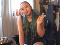 MissDeeNicotine - Smoking in Fetish Wear