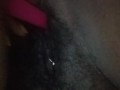 Playing with my wet hairy pussy while No one is home watch me cream pt.1