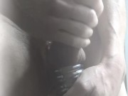 Ball Stretching Triple Cock Ring Cumshot