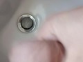 Sborrata nel bidet!!!