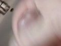 Sborrata nel bidet!!!