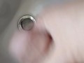 Sborrata nel bidet!!!