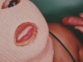 Pink Masked DSL Bandit Sucks Cedeh Off And Plays With His Cum