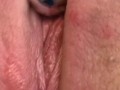 Vibrating my Cute Slit to Orgasm - LunaLaney
