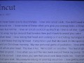 Read along with Lavish #2 - OhLavishOne reads 'Uncut' blog post