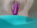 Ramming my pussy hard with 7in dildo