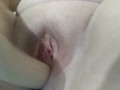 Ramming my pussy hard with 7in dildo