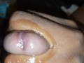 Greasy Up Close Masturbation