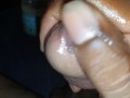 Greasy Up Close Masturbation