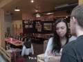 HUNT4K. Shy teen copulates with man in bar while boyfriend is around