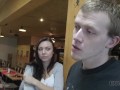 HUNT4K. Shy teen copulates with man in bar while boyfriend is around