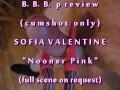 B.B.B.preview Sofia Valentine "Nooner Pink" no slo-mo AVI high def cumshot