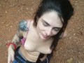 ORAL and FACIAL in a PUBLIC park - ALMOST GET CAUGHT - Dread Hot