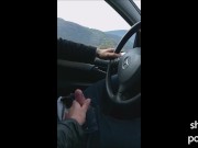 in Dad's car, I have to give Mommy's friend a ride ... that whore