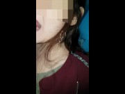 Girl Spitting on Face
