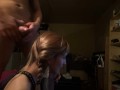 Sexy teen suck cock and swallow cum like a pro!