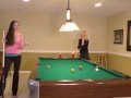 MILF Date! Strip Pool Turns into Steamy Lesbian Pussy Licking!