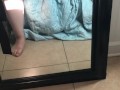 Chubby Chick Makes Herself Cum Quick