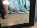 Chubby Chick Makes Herself Cum Quick