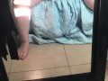 Chubby Chick Makes Herself Cum Quick