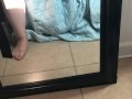 Chubby Chick Makes Herself Cum Quick