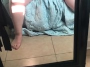 Chubby Chick Makes Herself Cum Quick
