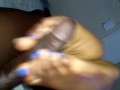 Your lil meat cant take these Pretty feet!!