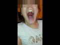 Girl Huge Mouth & Long Tongue pt2
