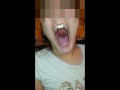 Girl Huge Mouth & Long Tongue pt2