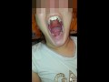 Girl Huge Mouth & Long Tongue pt2