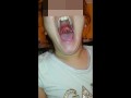 Girl Huge Mouth & Long Tongue pt2