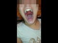 Girl Huge Mouth & Long Tongue pt2