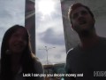 HUNT4K. Tricky guy fucks for cash hot chick who needed accommodation