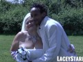 LACEYSTARR - Granny bride fed with cum after BBC pounding