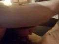 Tattooed Tinder PAWG sucking huge cock
