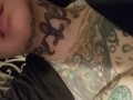 Olivia ink- tattooed milf tease split tongue tricks