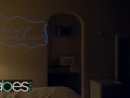 BABES - Little Runaway Jill Kassidy squirts and gags on dick