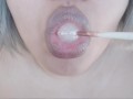 ASMR Lolipop Tongue Play