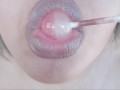 ASMR Lolipop Tongue Play
