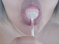 ASMR Lolipop Tongue Play