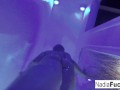 Nadia White masturbating in the shower