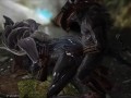 Skyrim Warframe Saryn and rat man next