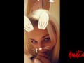 SNAPCHAT BUNNY Gives Blowjob for Cum xxx