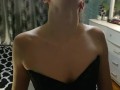 Mylie Blonde fetish de fumeuse et langage vulgaire