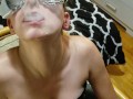 Mylie Blonde fetish de fumeuse et langage vulgaire
