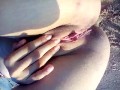 Beautiful Venezuelan Redhead masturbating in public on the caribean beach